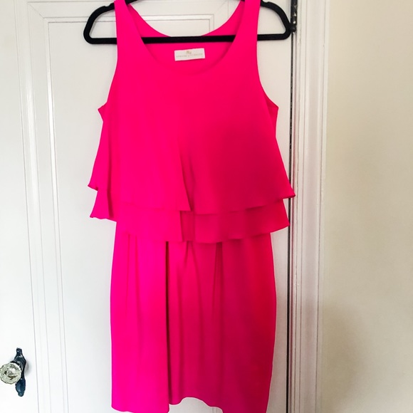 Amanda Uprichard Dresses & Skirts - Amanda Uprichard Silk Mini Dress in Hot Pink